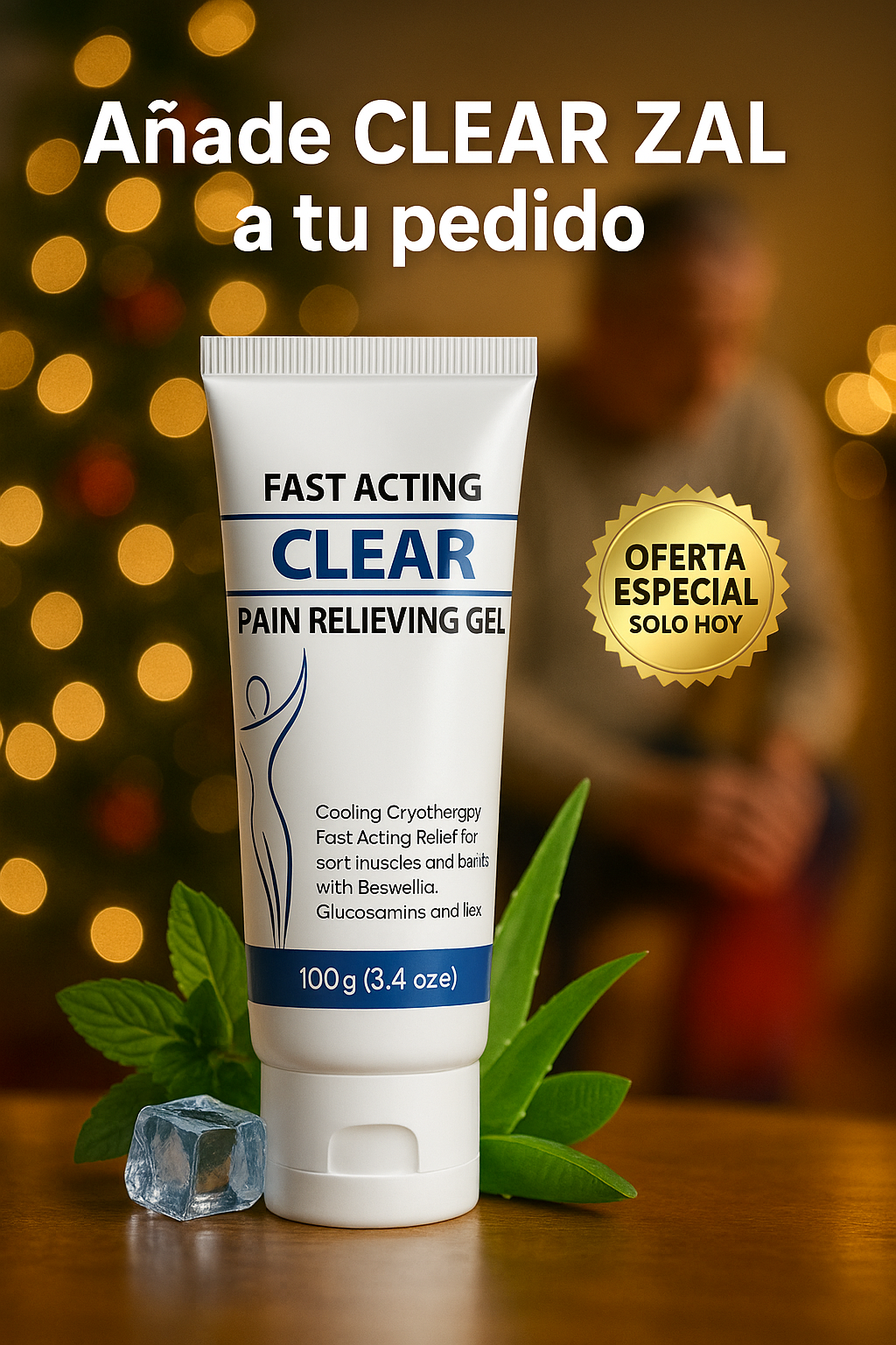 Clear Zal - Gel para el Alivio de Articulaciones.